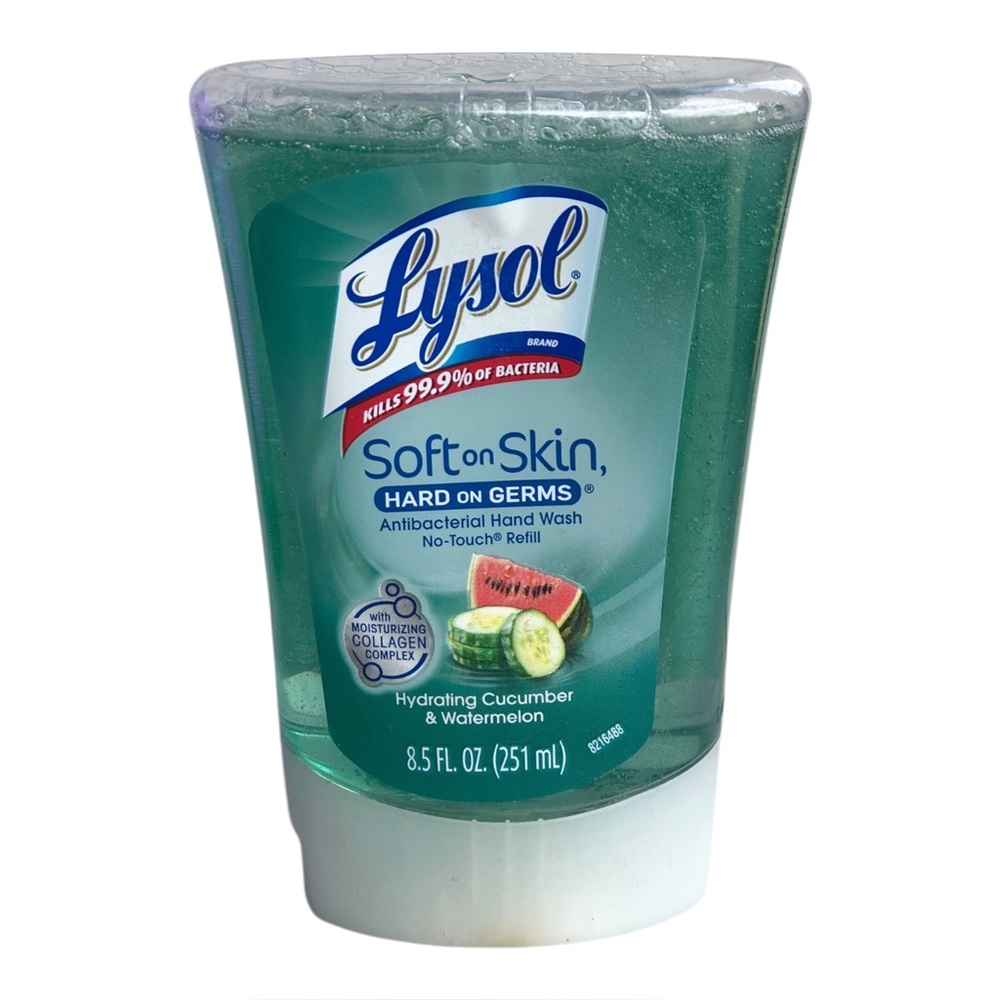 Lysol Antibacterial Soap No Touch Refill in Cucumber & Waterlemon
